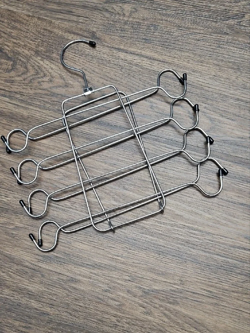 Set of 2 Folding Metal Tank Top and Bra Hangers
